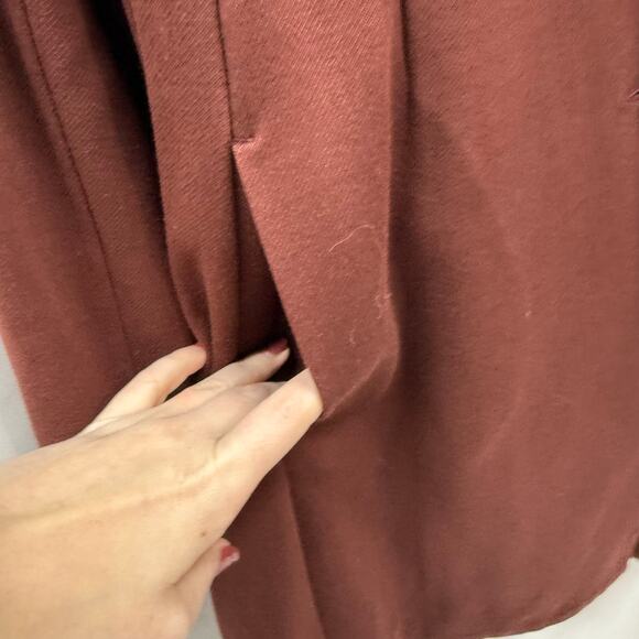 Cabi 3545 Boss Long Jacket Currant Brown Long Line Blazer Large - Picture 4 of 7